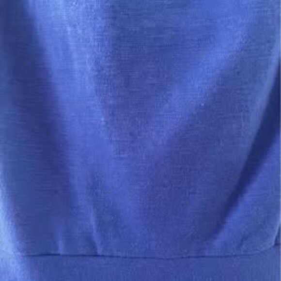 Blue V Neck Summer Dress Size Small - Picture 2 of 5